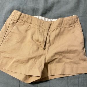 2 pair - J.Crew Crewcuts Girls Khaki Shorts